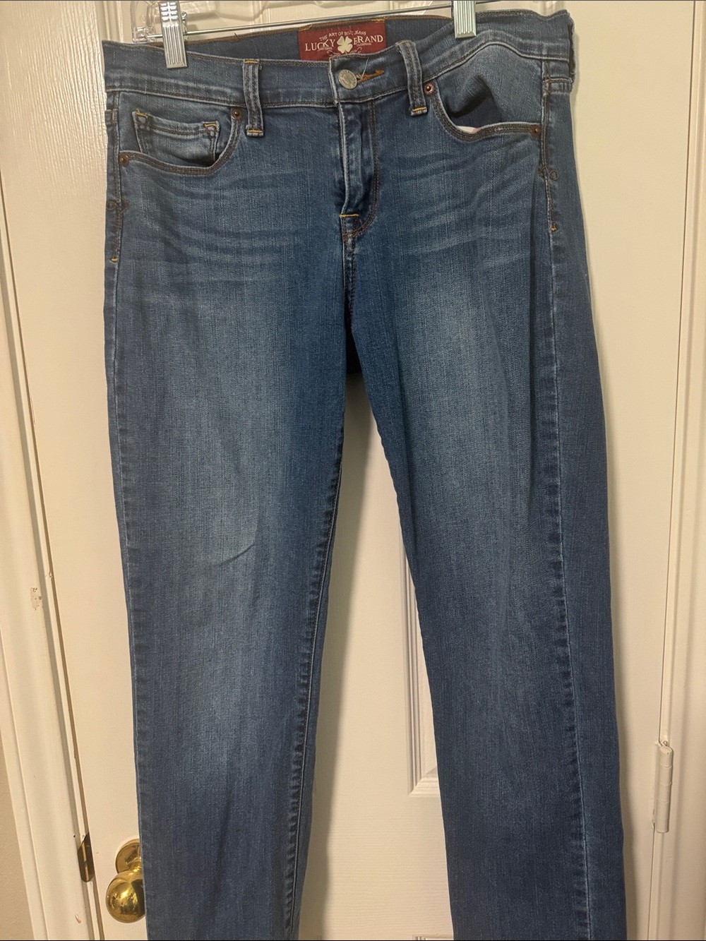 Lucky Brand Medium Blue Straight-Leg Women's Jeans